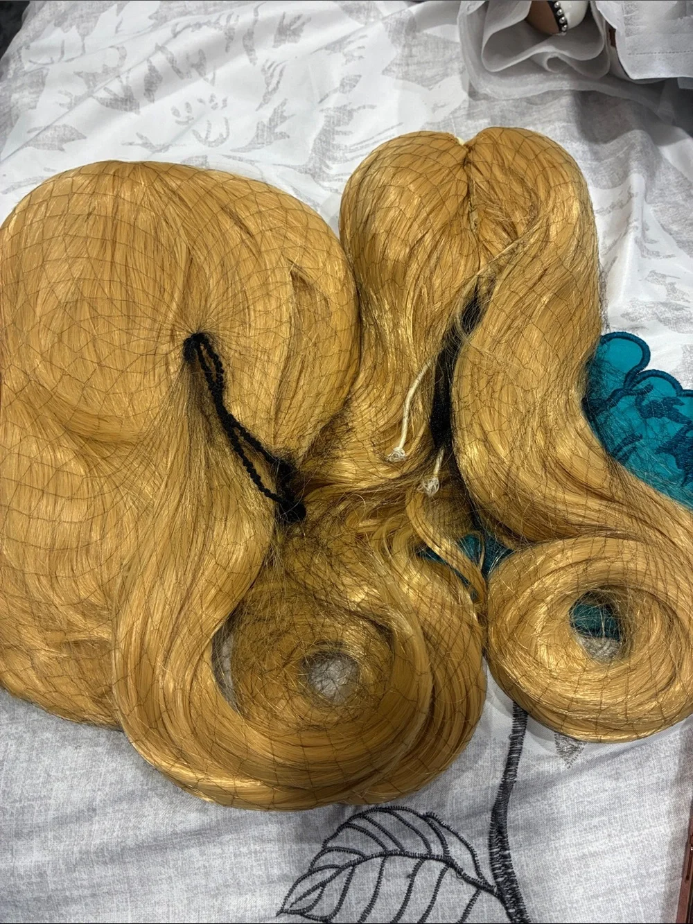 Gold Blonde Women's Hairpiece - Synthetic Ponytail Wrap